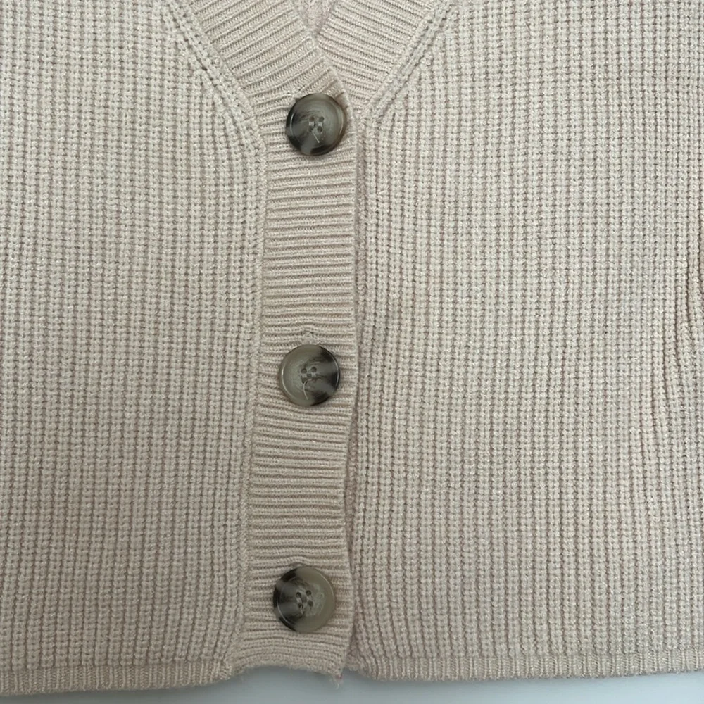 Button Front Sweater Vest - Picture 3 of 4
